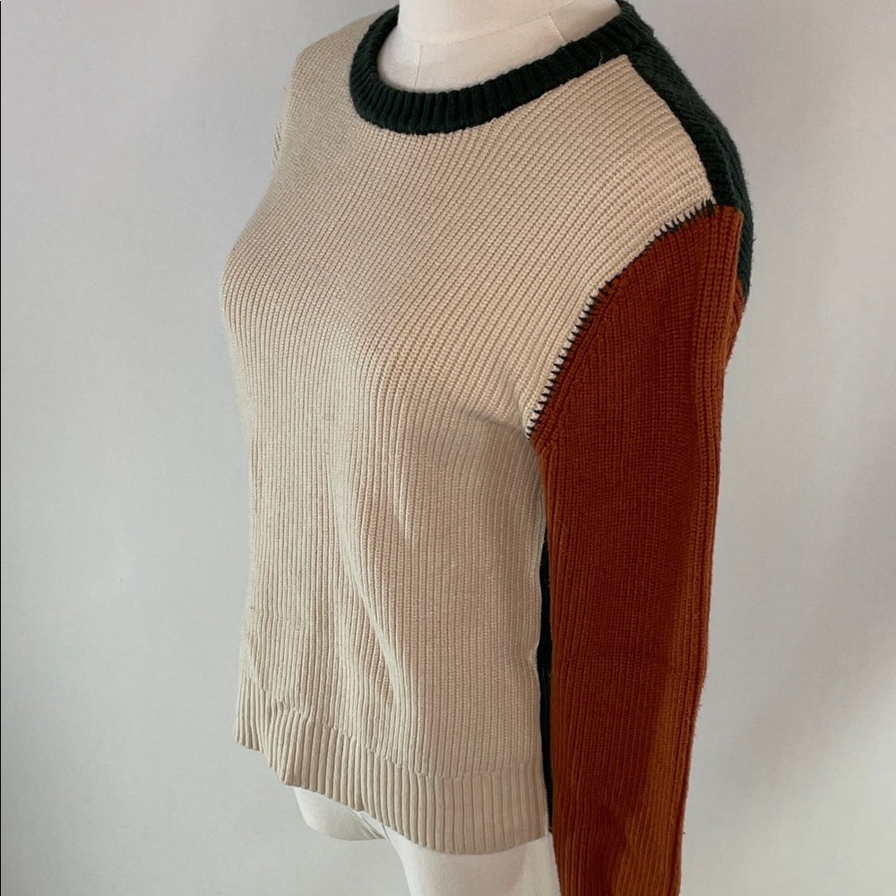Central Park West Sloane Whipstitch Sweater, S - Picture 9 of 9